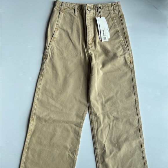 ZARA WIDE LEG MID RISE LOOSE FIT PANTS | 6688/013 - Picture 1 of 11